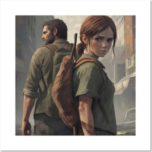 The Last of Us fan art - Joel and Ellie Posters and Art